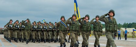 Под Киевом состоялась репетиция военного парада ко Дню Независимости