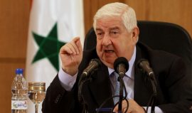 Глава МИД Сирии приедет в Россия 9-11 октября
