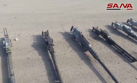 Сирийская армия обнаружила в провинции Дейр-эз-Зор большое количество оружия западного производства