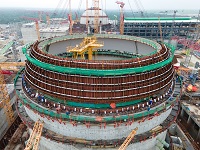 На ЭБ-2 АЭС Руппур в Бангладеш приступили к монтажу купольной части внутренней защитной оболочки