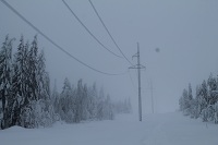 Снегопад нарушил электроснабжение в отдельных районах Ивановской области